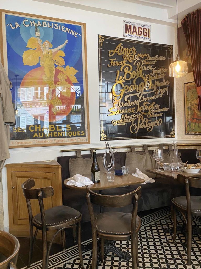 Interior inspiration from Le Bon Georges in Paris